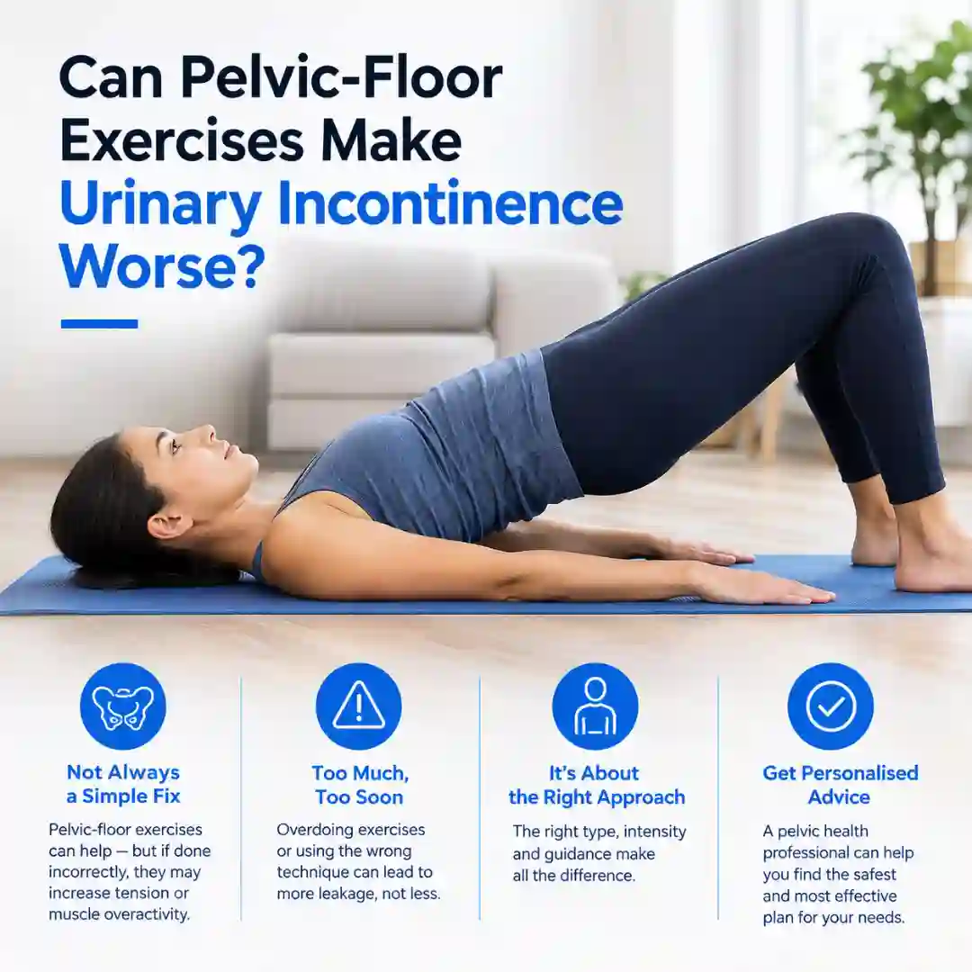 Can Pelvic-Floor Exercises Make Urinary Incontinence Worse